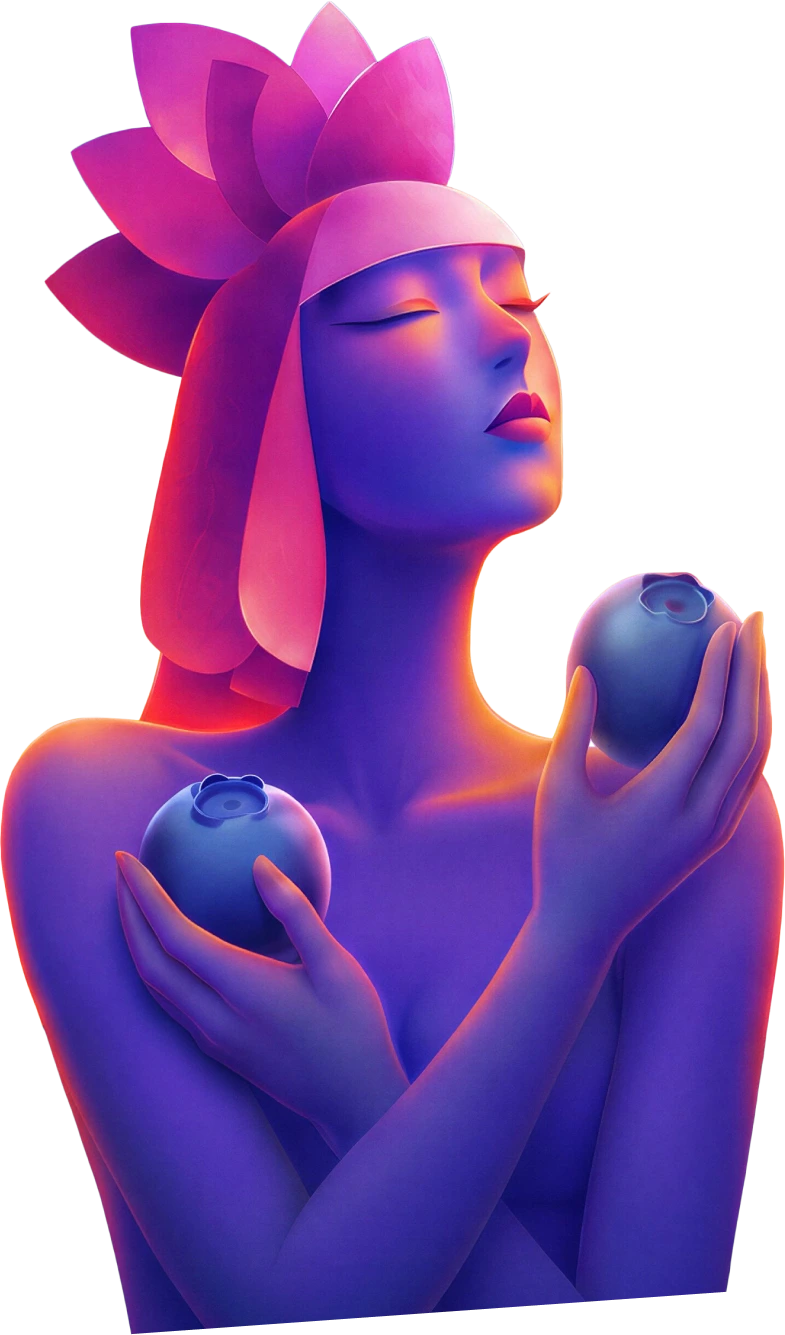Blueberry character